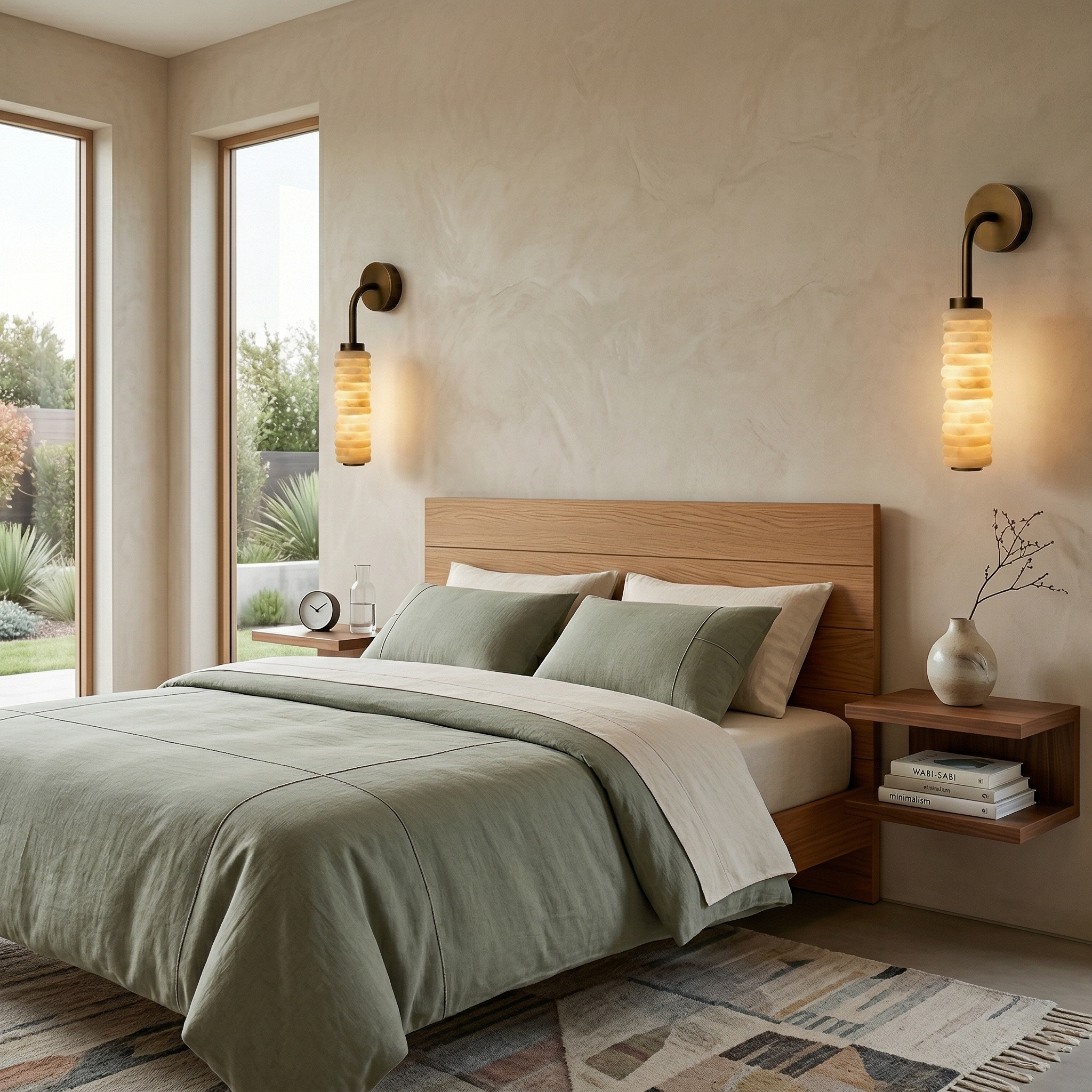 Payson Alabaster Wall Sconce