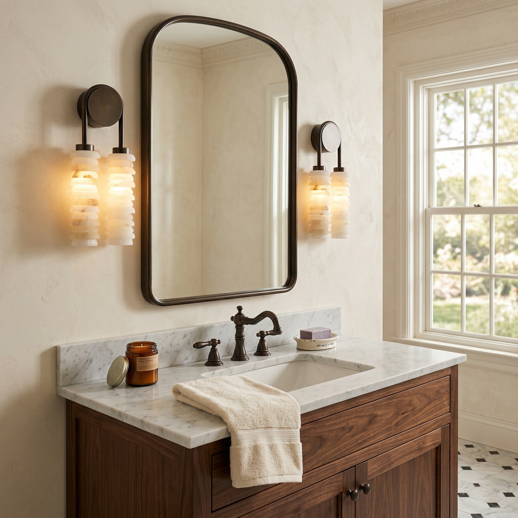 Payson Alabaster Wall Lamp