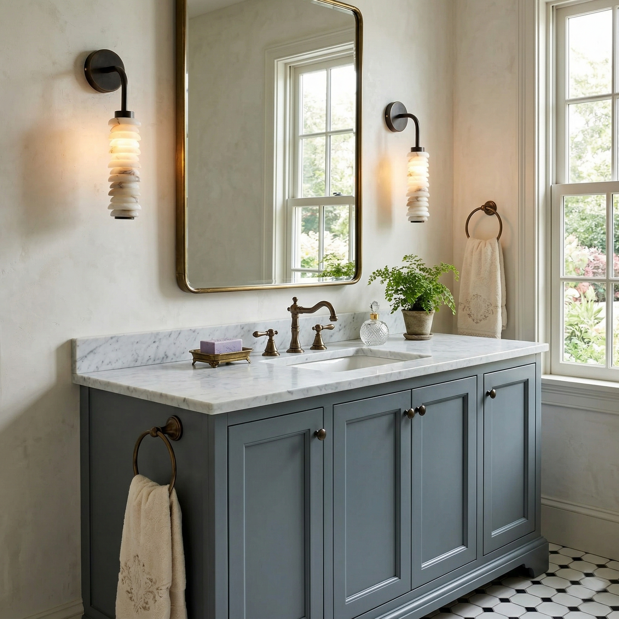 Payson Alabaster Wall Sconce