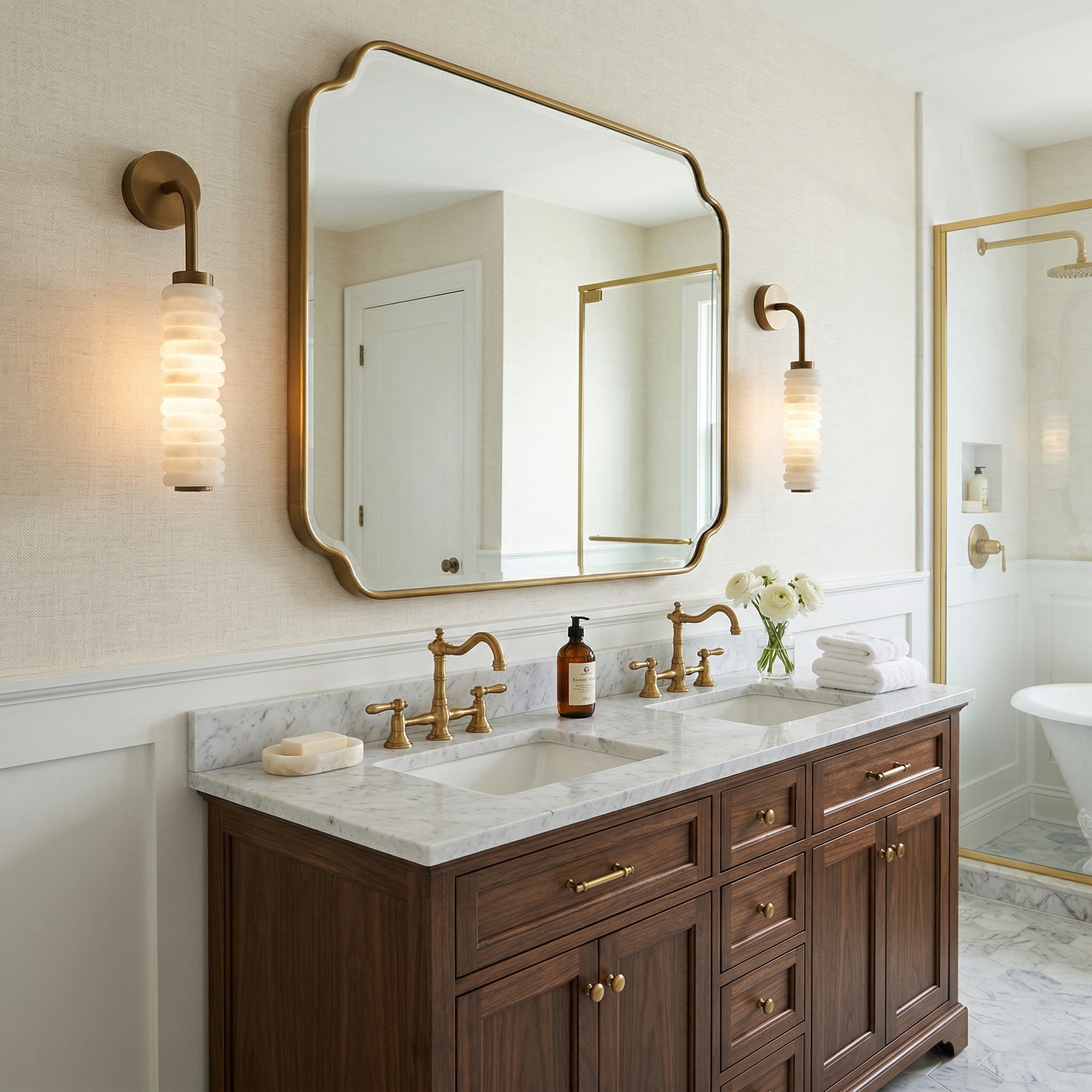 Payson Alabaster Wall Sconce