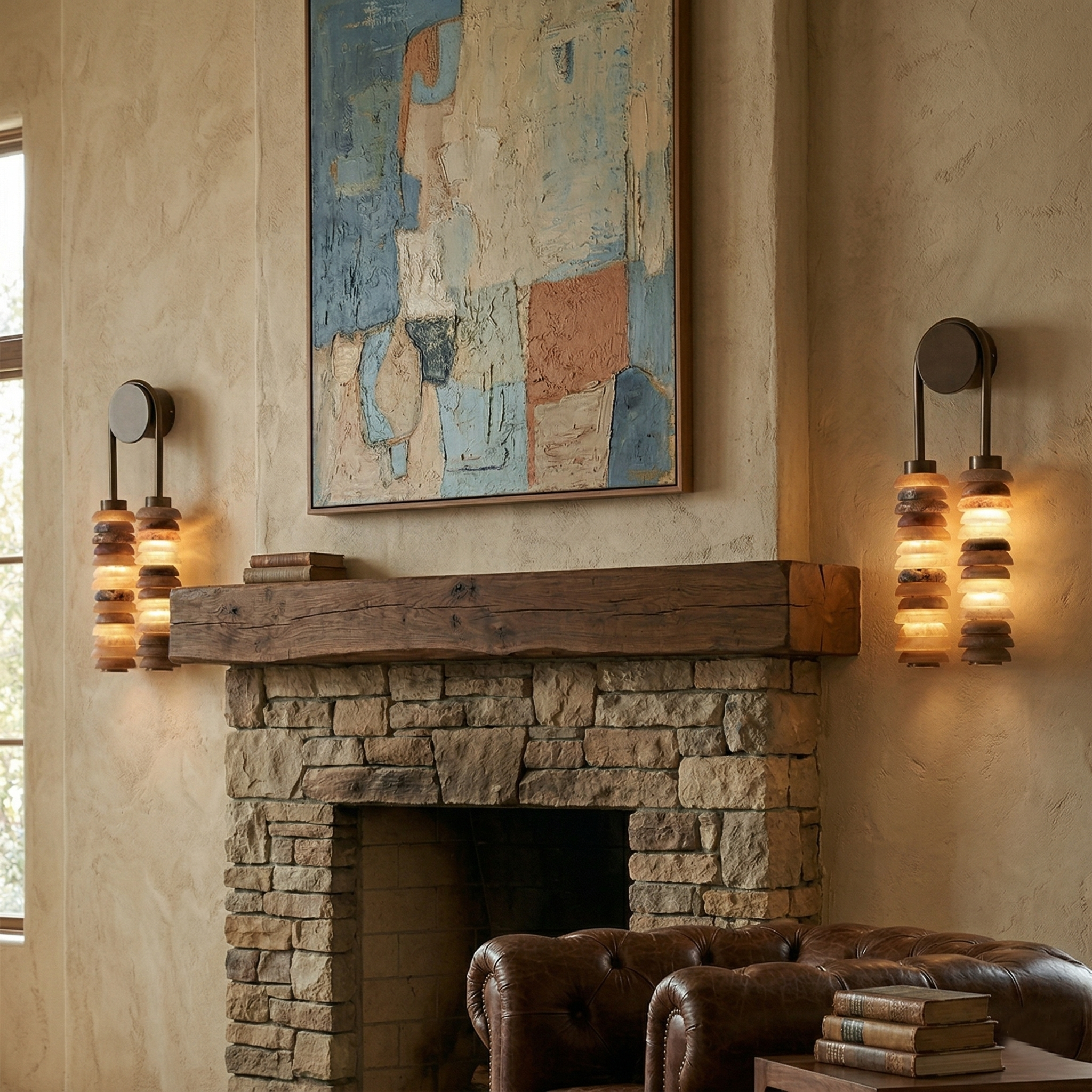 Payson Alabaster Wall Lamp