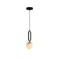 Load image into Gallery viewer, Alabaster Ball Pendant Lamp
