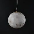 Load image into Gallery viewer, Alabaster Ball Pendant Light
