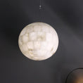 Load image into Gallery viewer, Alabaster Ball Pendant Light
