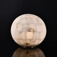 Load image into Gallery viewer, Alabaster Ball Table Lamp
