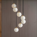 Загрузить изображение в просмотр галереи, Люстра Alabaster Balls Cluster
