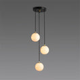 Charger l'image dans la visionneuse de la galerie, Alabaster Balls Cluster Chandelier
