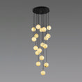 Load image into Gallery viewer, Alabaster Balls Cluster Chandelier
