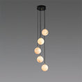 Charger l'image dans la visionneuse de la galerie, Alabaster Balls Cluster Chandelier
