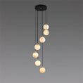 Charger l'image dans la visionneuse de la galerie, Alabaster Balls Cluster Chandelier
