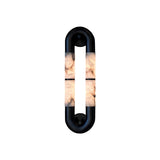 Alabaster Banded KoKo Wandleuchte