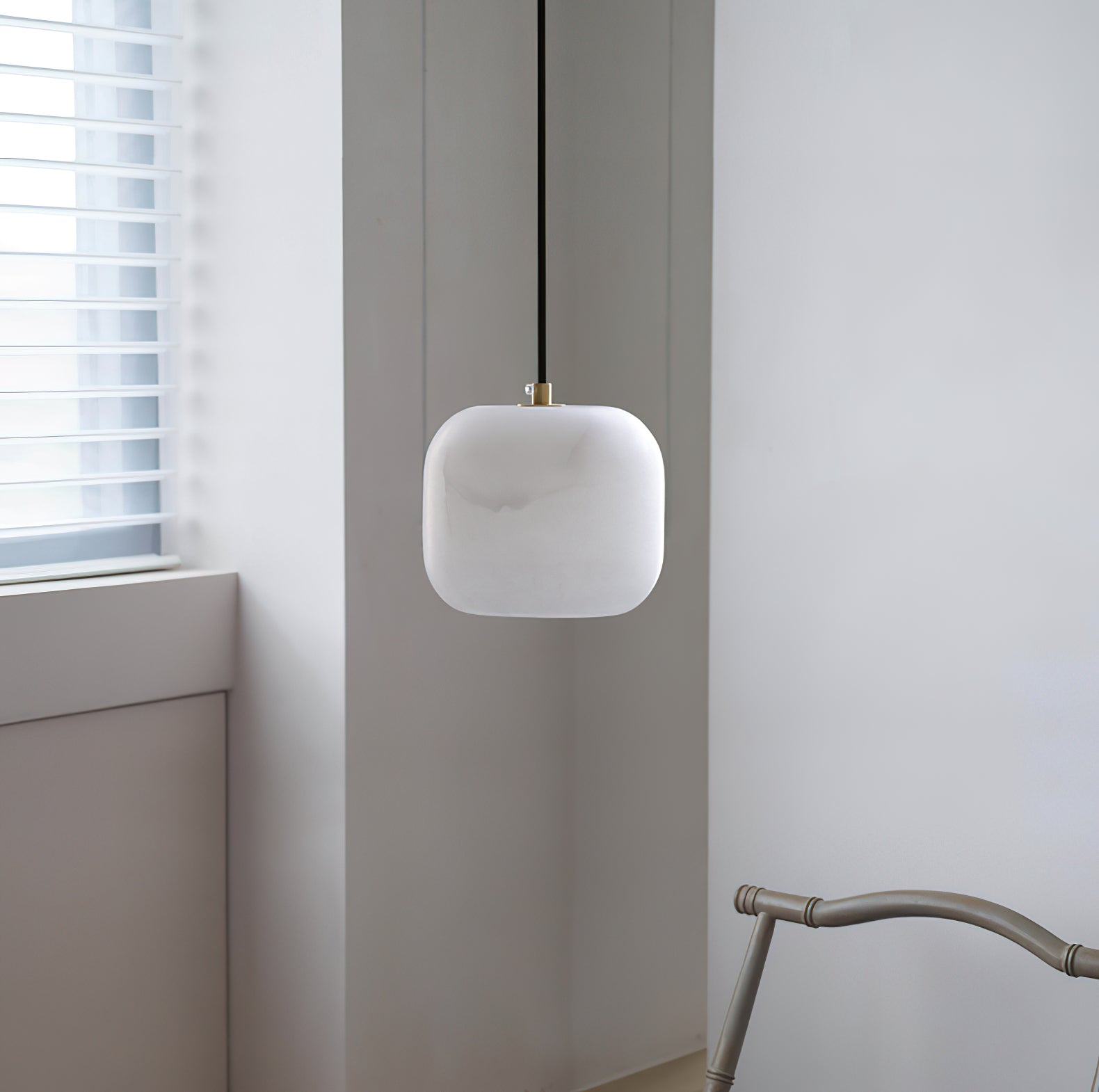 Alabaster Bedside Pendant Light