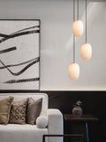 Load image into Gallery viewer, Alabaster Bedside Pendant Light
