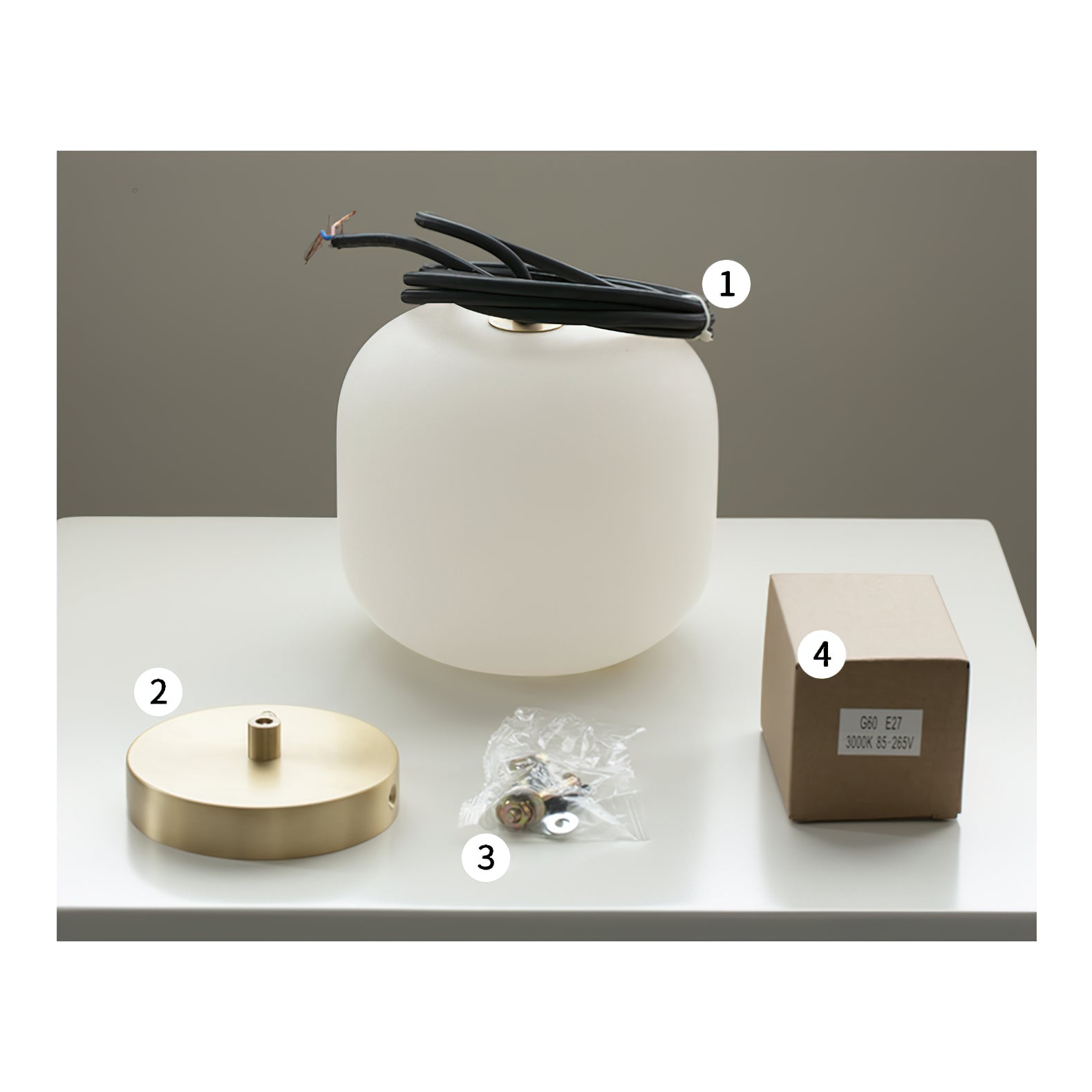 Alabaster Bedside Pendant Light