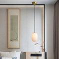 Load image into Gallery viewer, Alabaster Bedside Pendant Light
