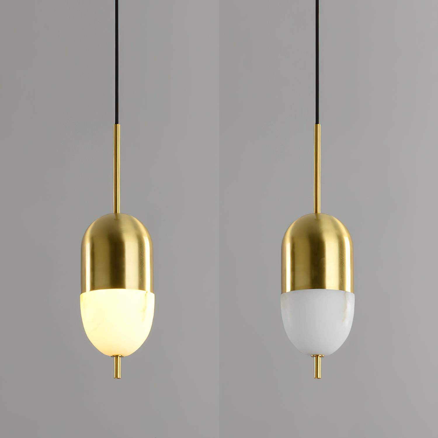 Alabaster Bolus Pendant Light