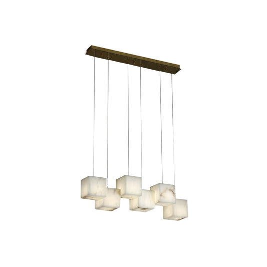 Alabaster Box Chandelier