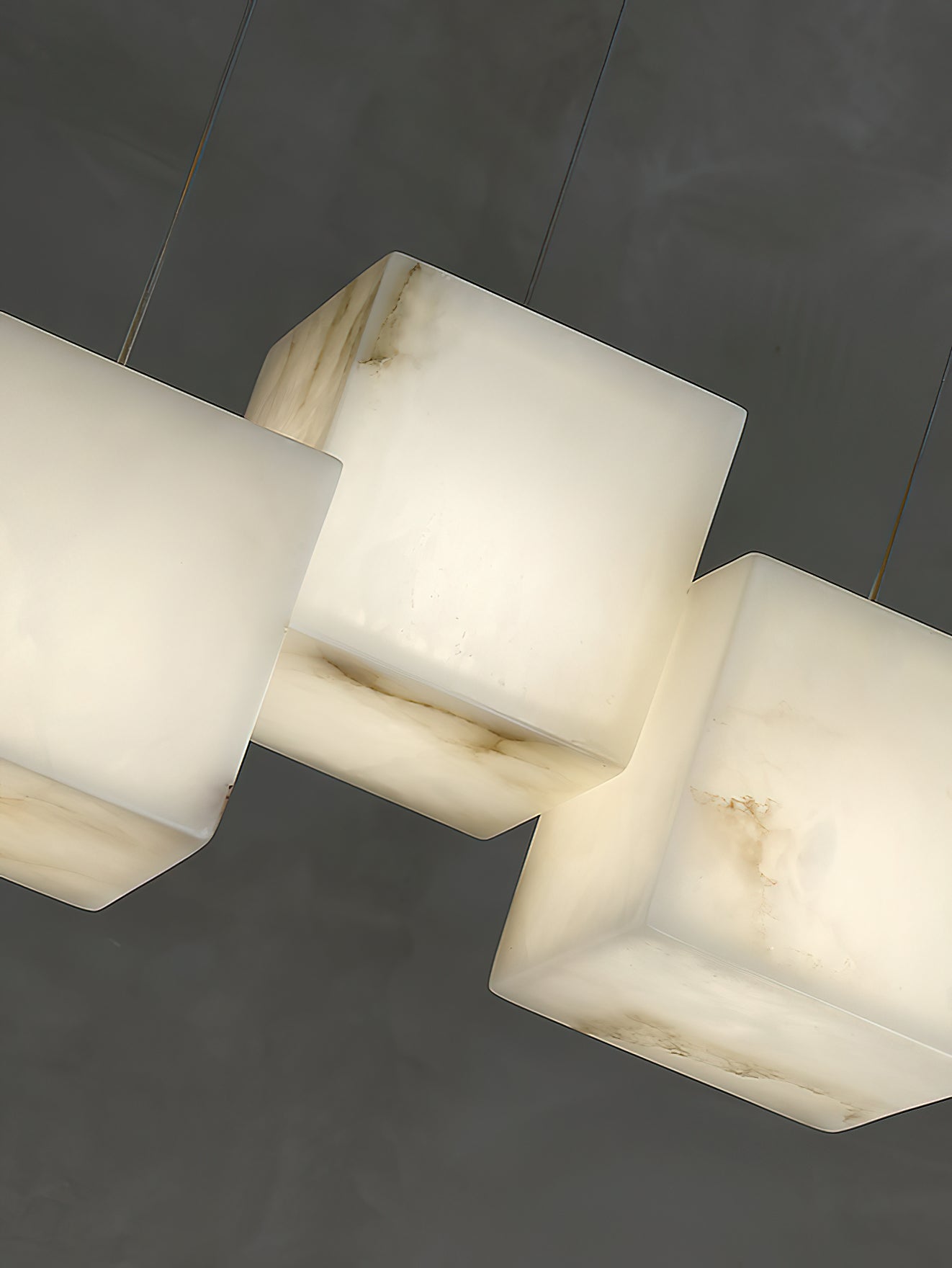 Alabaster Box Chandelier