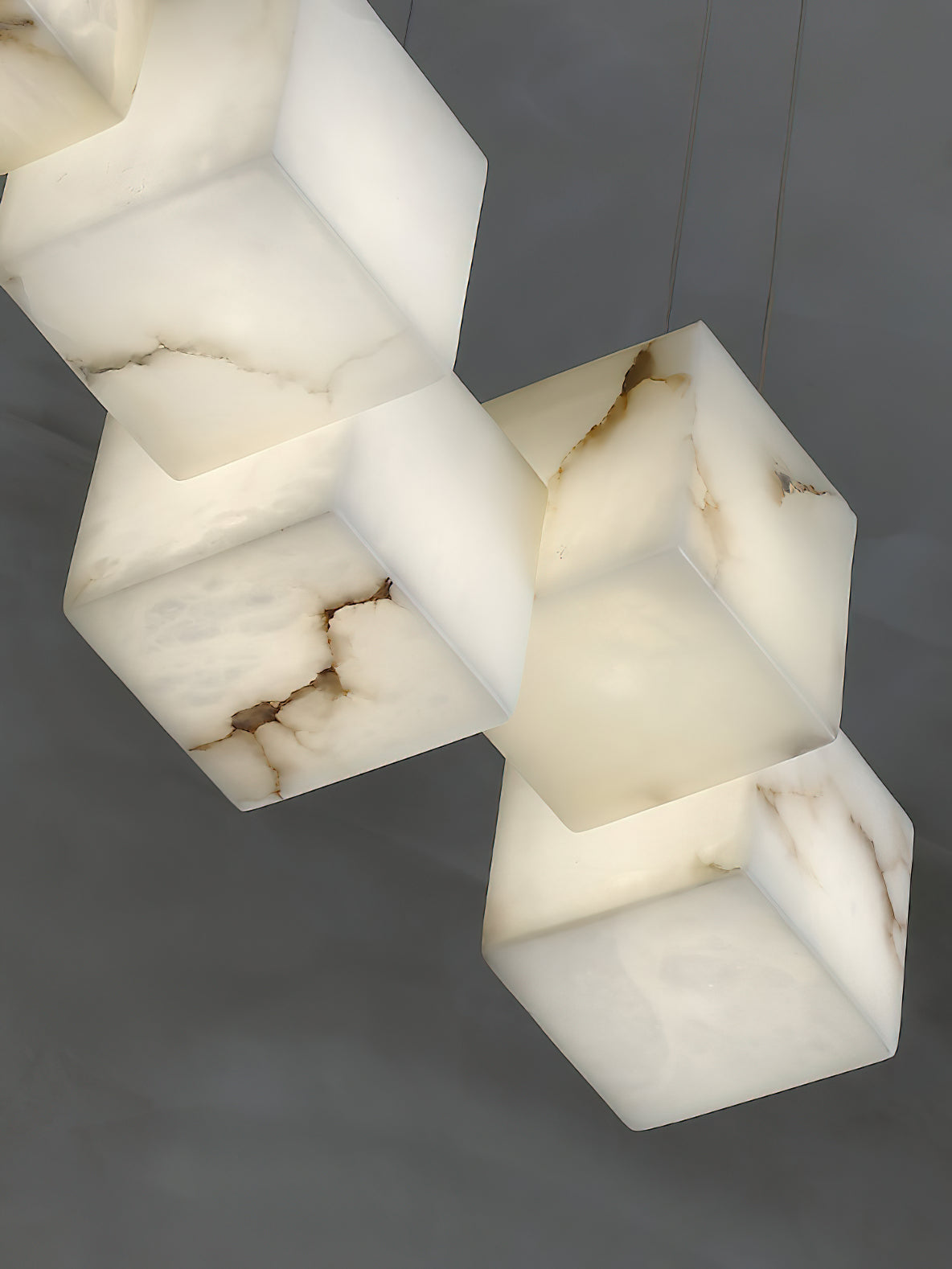 Alabaster Box Chandelier