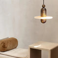 Load image into Gallery viewer, Alabaster Comet Pendant Lamp
