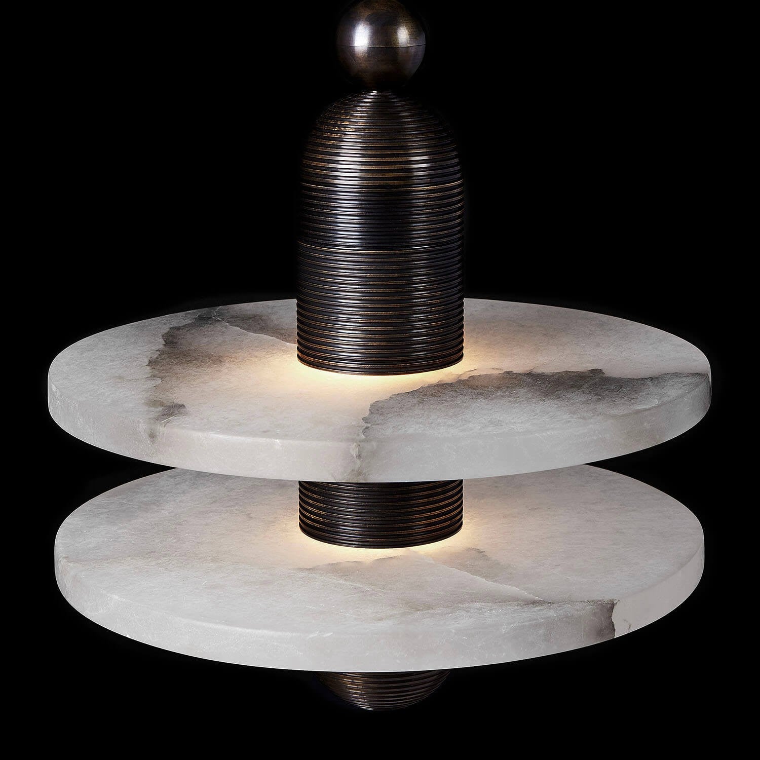 Alabaster Comet Pendant Lamp