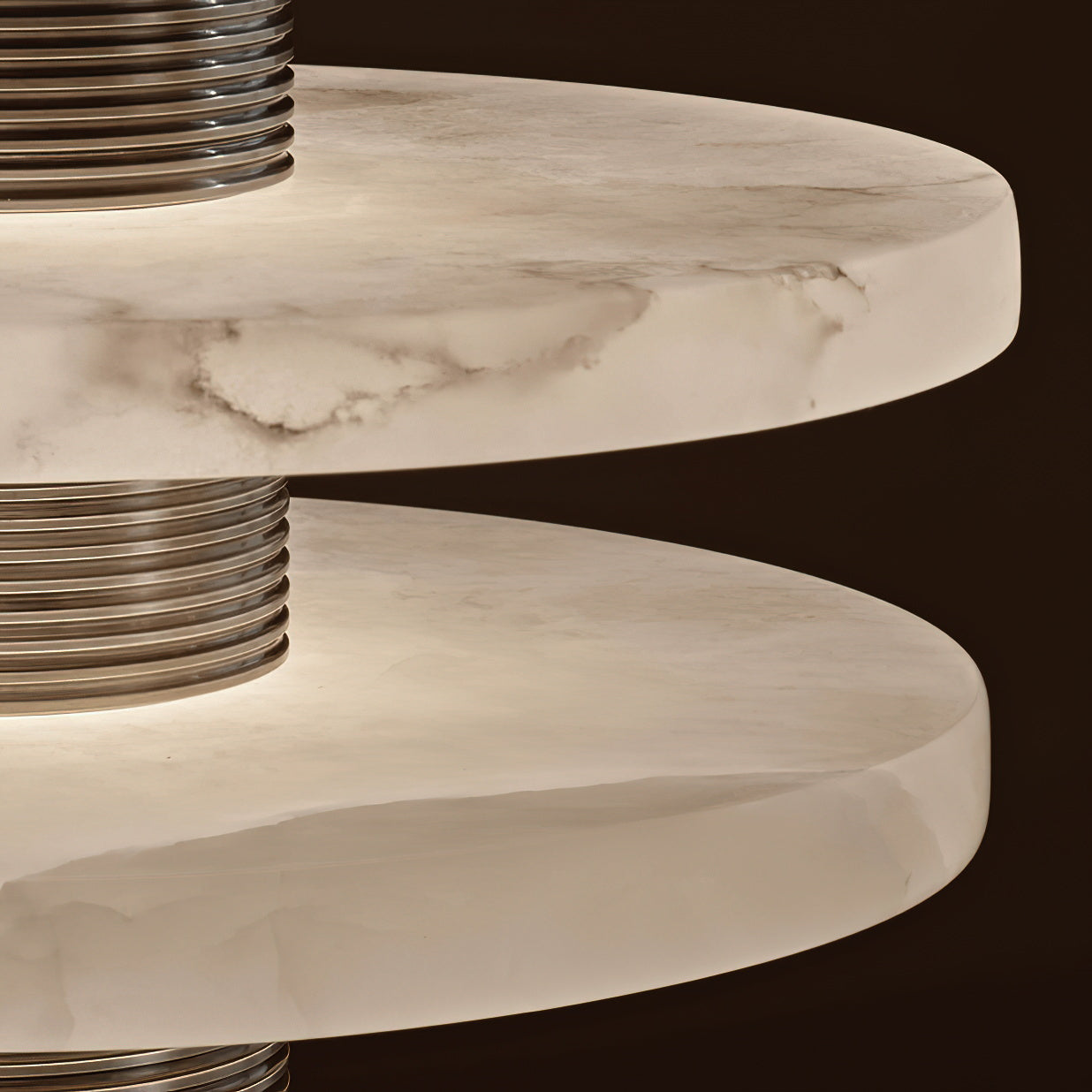 Alabaster Comet Table Lamp