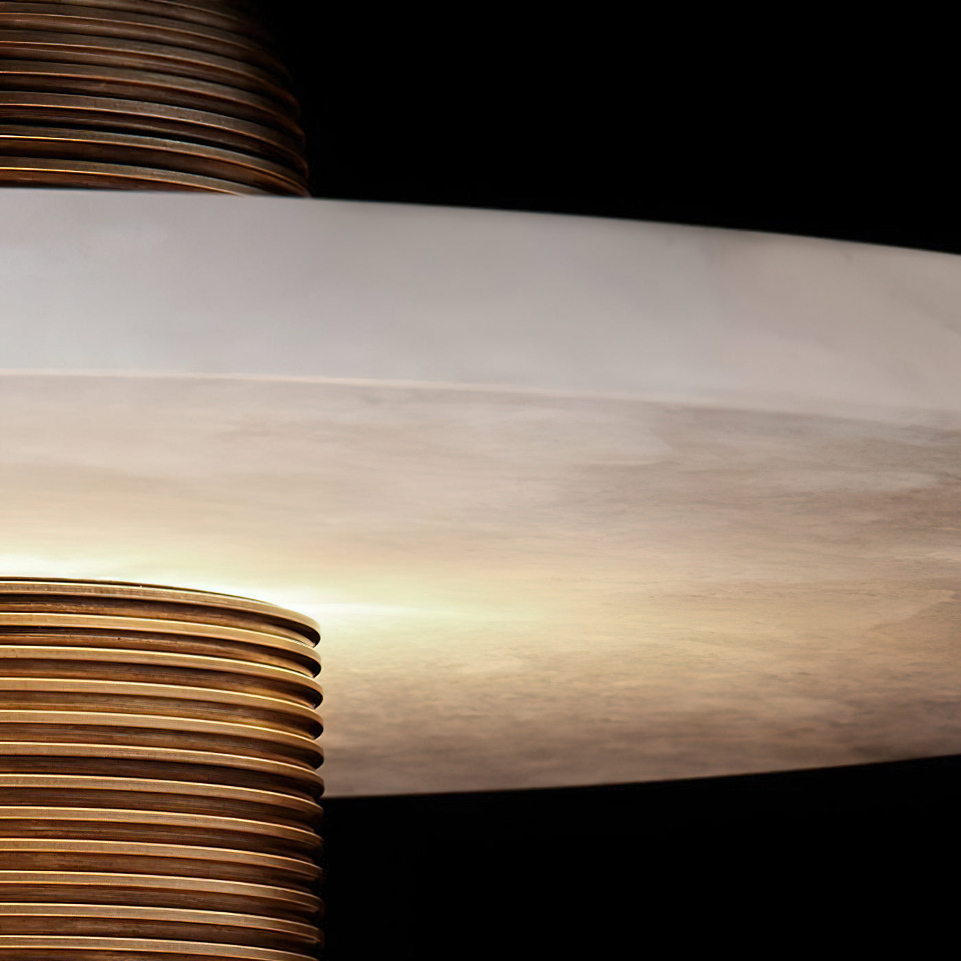 Alabaster Comet Table Lamp