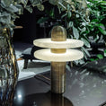 Load image into Gallery viewer, Alabaster Comet Table Lamp
