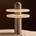 Load image into Gallery viewer, Alabaster Comet Table Lamp
