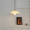 Load image into Gallery viewer, Alabaster Dome Pendant Light
