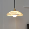 Load image into Gallery viewer, Alabaster Dome Pendant Light
