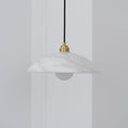 Load image into Gallery viewer, Alabaster Dome Pendant Light
