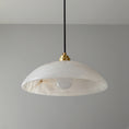 Load image into Gallery viewer, Alabaster Dome Pendant Light
