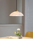 Load image into Gallery viewer, Alabaster Dome Pendant Light
