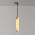 Load image into Gallery viewer, Alabaster Flute Pendant Light
