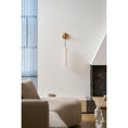 Load image into Gallery viewer, Alabaster Flute Wall Lamp
