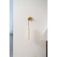 Load image into Gallery viewer, Alabaster Flute Wall Lamp

