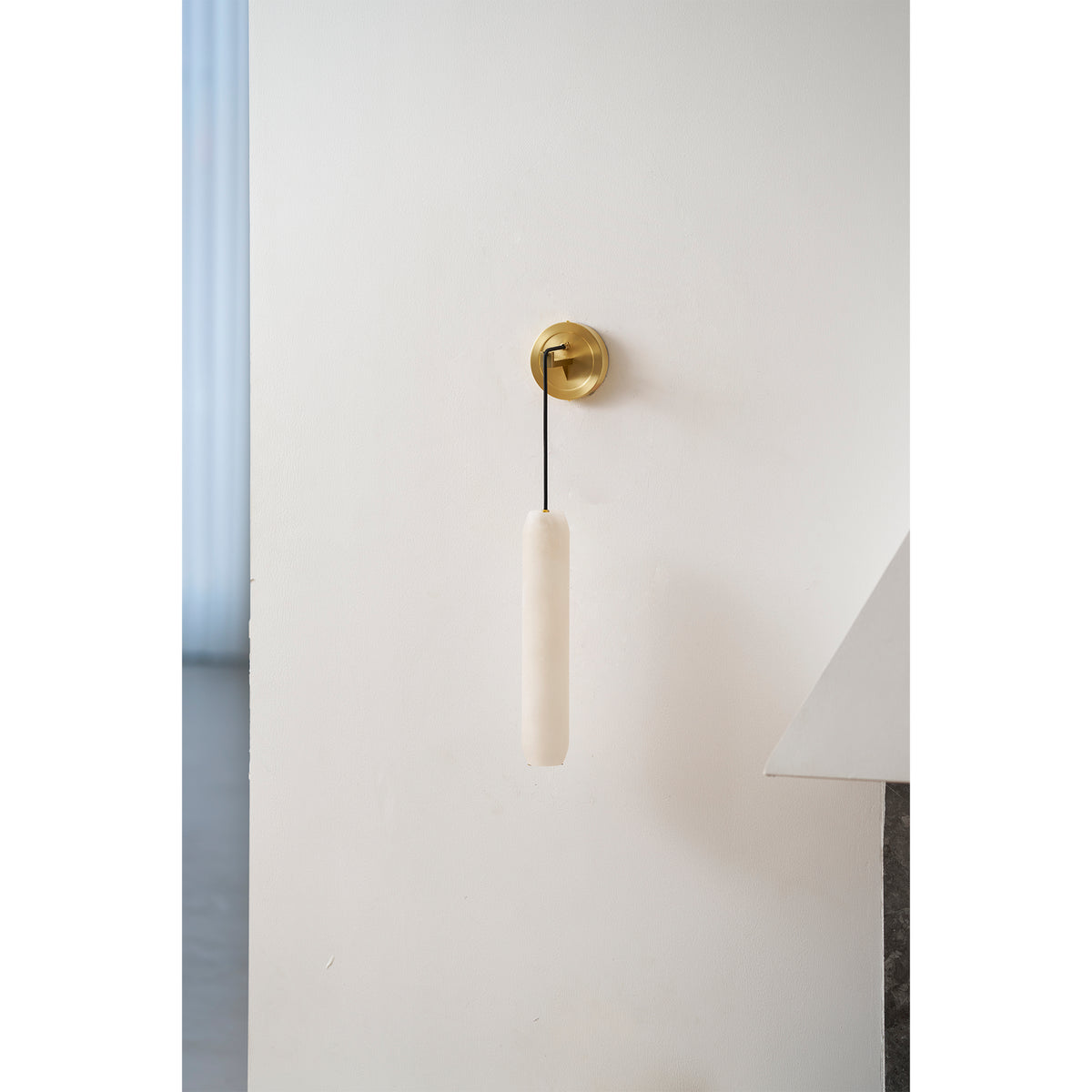 Alabaster Flute Wall Lamp