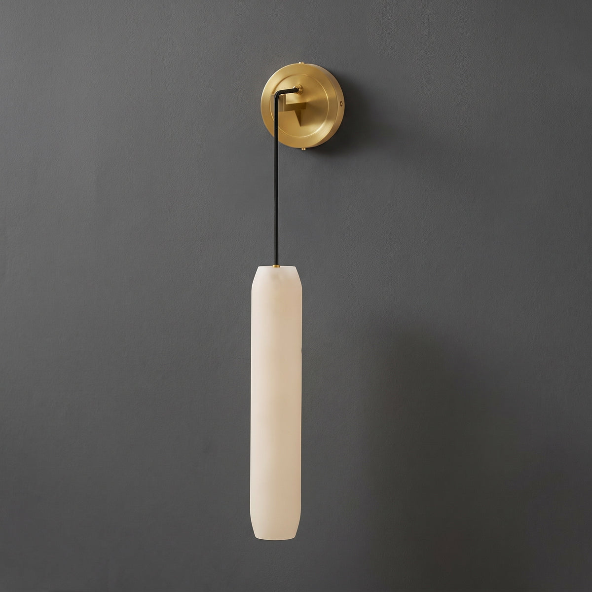 Alabaster Flute Wall Lamp
