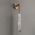 Load image into Gallery viewer, Alabaster Flute Wall Lamp
