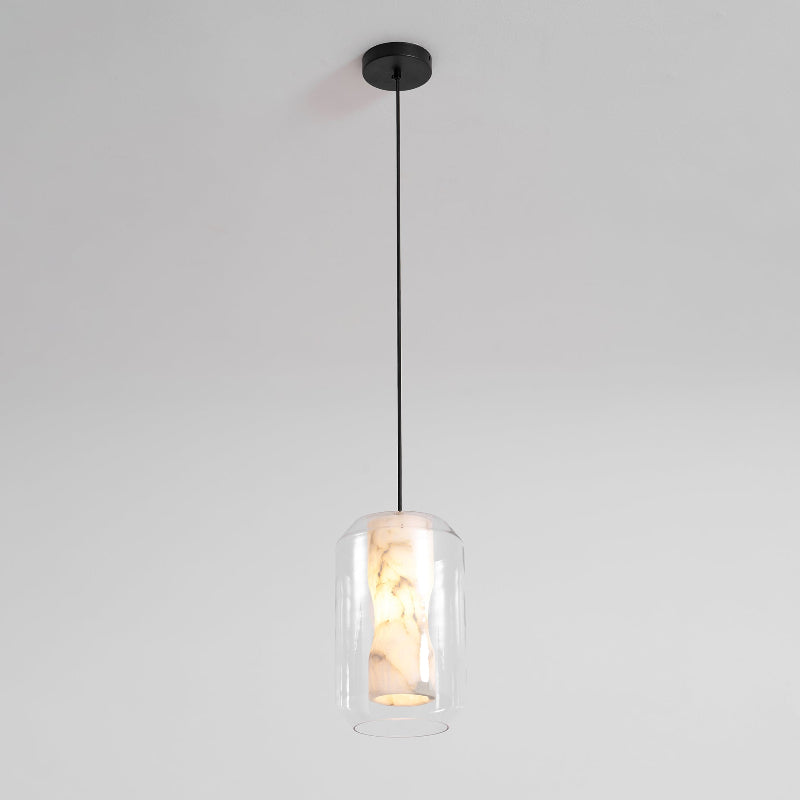 Glass Alabaster Pendant Lamp