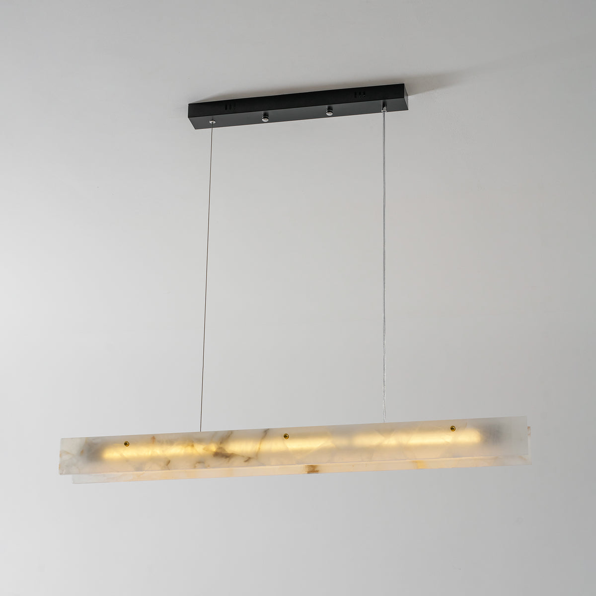 مصباح معلق خطي من الألباستر LED