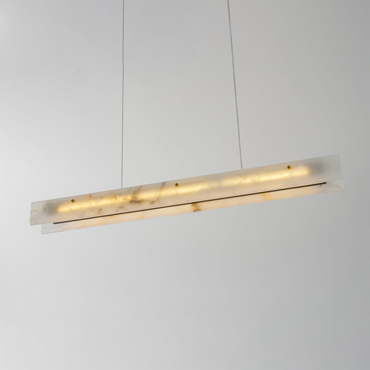 مصباح معلق خطي من الألباستر LED