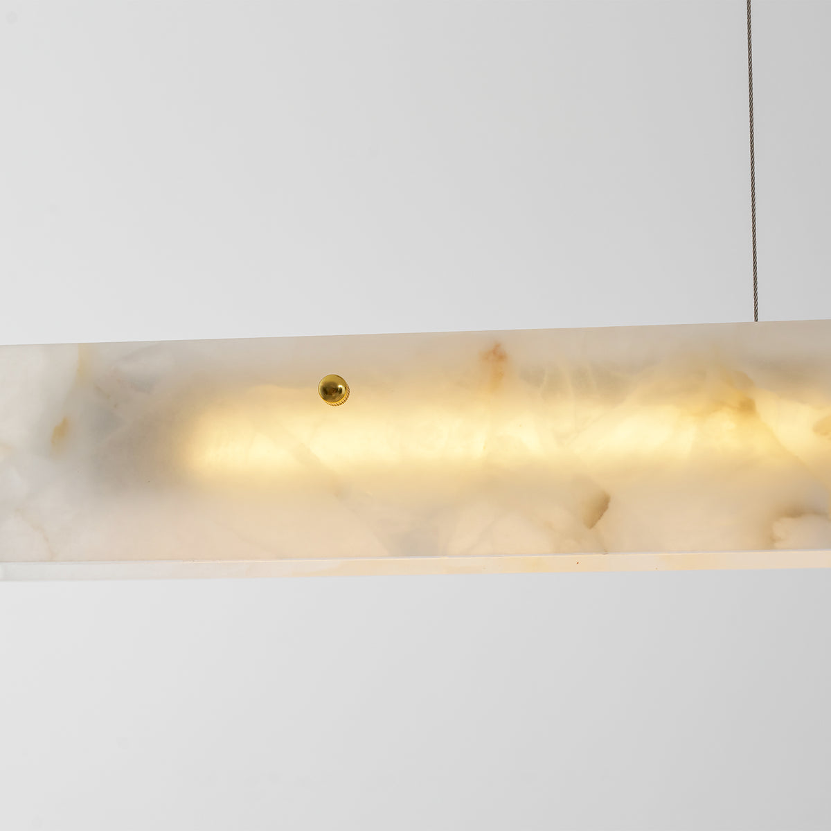 مصباح معلق خطي من الألباستر LED