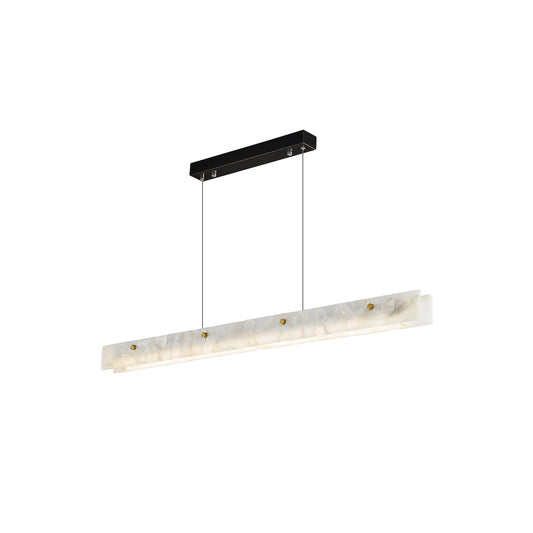 Alabaster LED Modern Linear Pendant Light