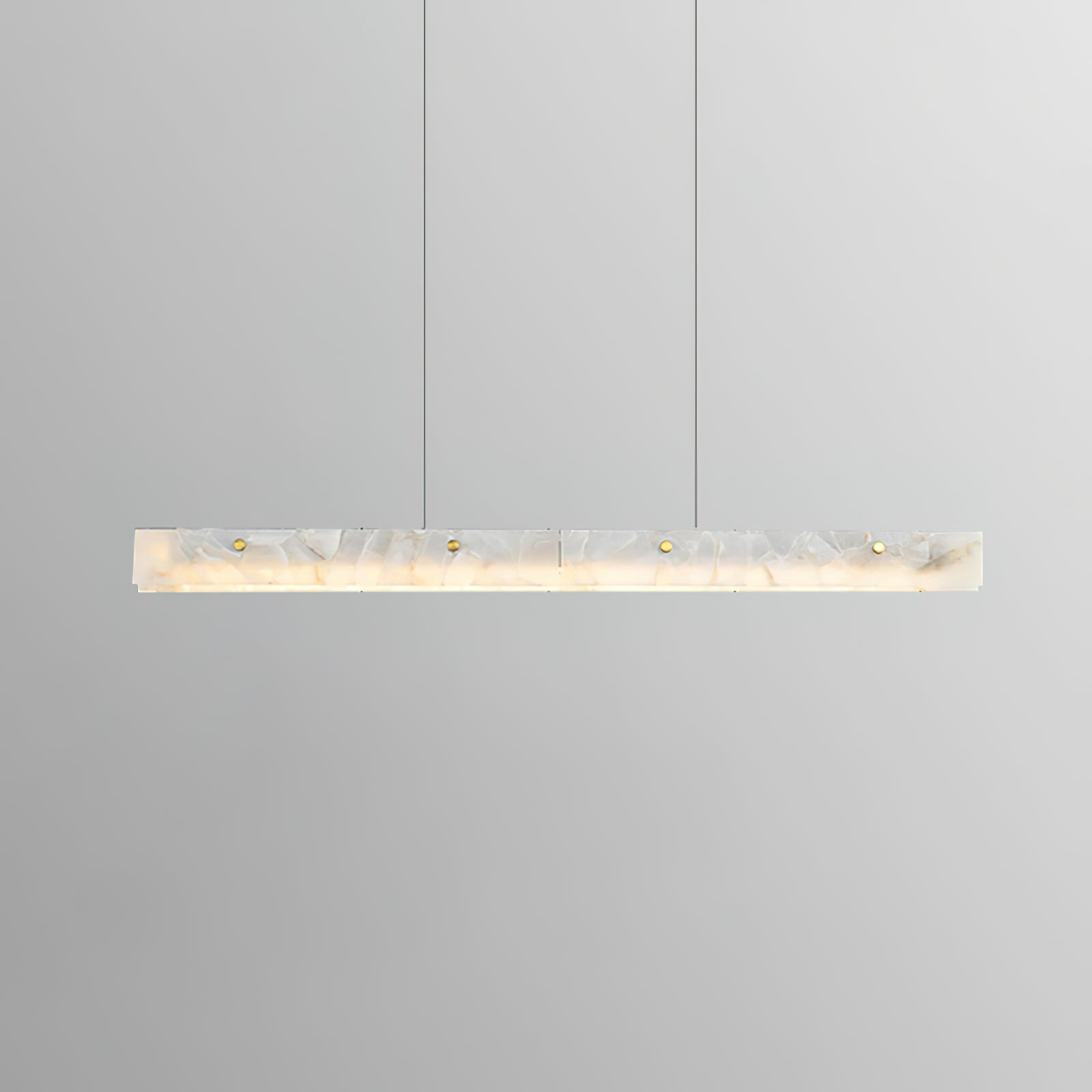 Alabaster LED Modern Linear Pendant Light