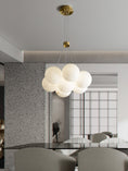 Load image into Gallery viewer, Alabaster Lunar Chandelier
