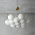Загрузить изображение в галерею, Alabaster Lunar Chandelier
