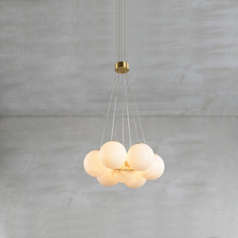 Alabaster Lunar Chandelier