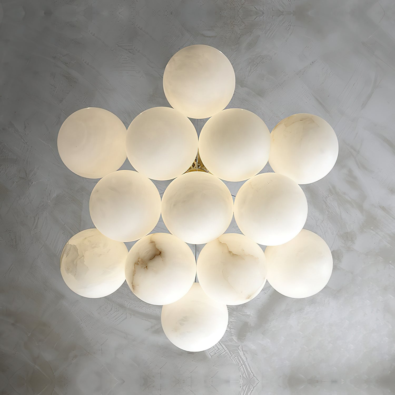 Alabaster Lunar Chandelier